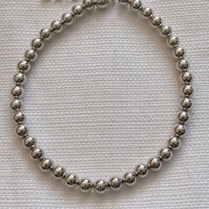 SILPADA STERLING SILVER BEADED NECKLACE